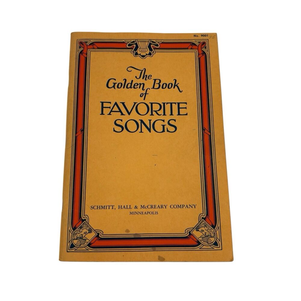 Vintage Golden Book of Favorite Songs 1951 Schmitt Hall McCreary Music